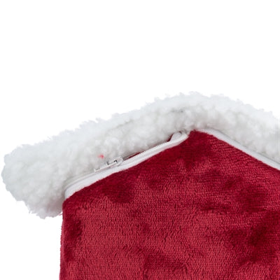 Trixie Xmas Cuddly Cave DeGoe Red White