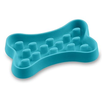 Tarhong Anti Schrook Feeding Bucket Slow Chow Bot azul