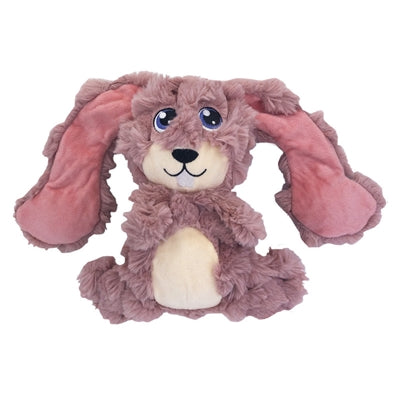 Kong Scrumplez Bunny Plush With Beep Pink