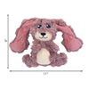 Kong Scrumplez Bunny Plush With Beep Pink
