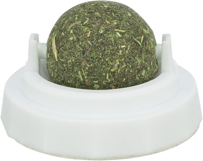 Bola de hierba gatera trixie con soporte autoadhesivo