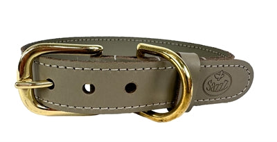 Collar cognio sazzz Braveheart Leather Taupe