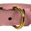 Sazzz Halsband hond braveheart leer roze