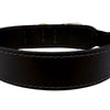 Sazzz Collar Dog Pioneer in pelle scuro marrone scuro