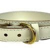 Sazzz Halsband hond pioneer leer creme