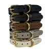 Sazzz Halsband hond pioneer leer zwart