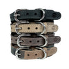 Sazzz Collar Dog Boho Vintage Leather Beige