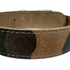 Sazzz Halsband hond boho vintage leer camouflage