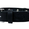 Sazzz Collar Dog Adventure in pelle di pietra nera