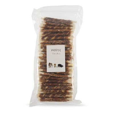 Stick marcio che vive in pelletstyle con anatra
