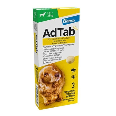 Adtab adtab masticando tableta perro