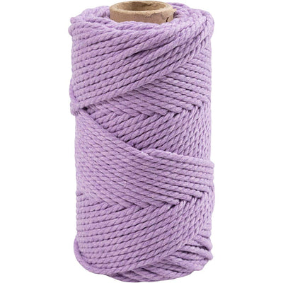 Creativ Company MacRame Cord Purple, 55m