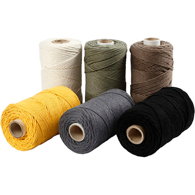 Creativ Company MacRame Cord Colores, 6x198m