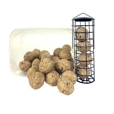 De vries mezenbollen senza solo con un distributore