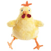 Martin Dog Toys Chicken Plush amarillo reciclado