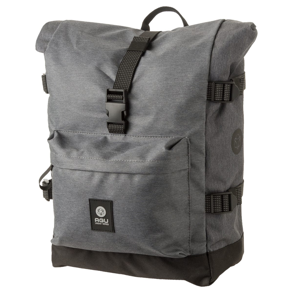 Bolsa para bicicleta individual Agu H2O Roll-Top II gris urbano