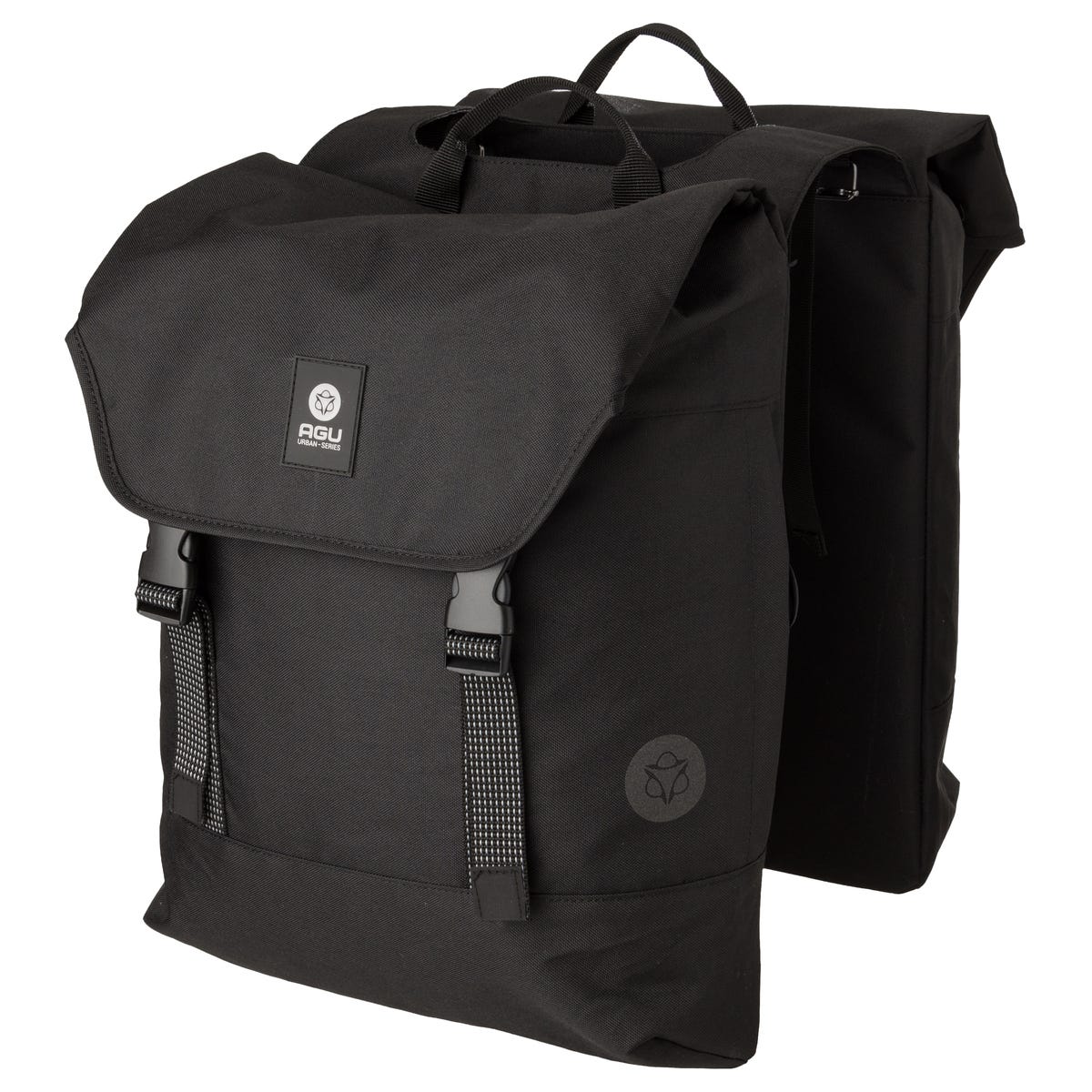 Borsa da bicicletta doppia Agu dwr urbana nera