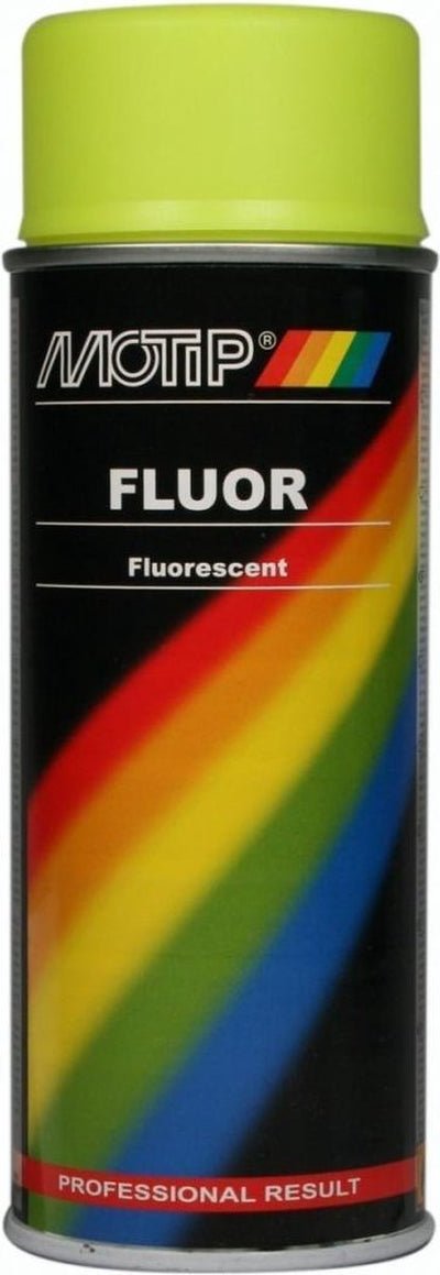 Motip 1051390 - vernice spray gialla fluorescente bomboletta 400 ml | 1 pz