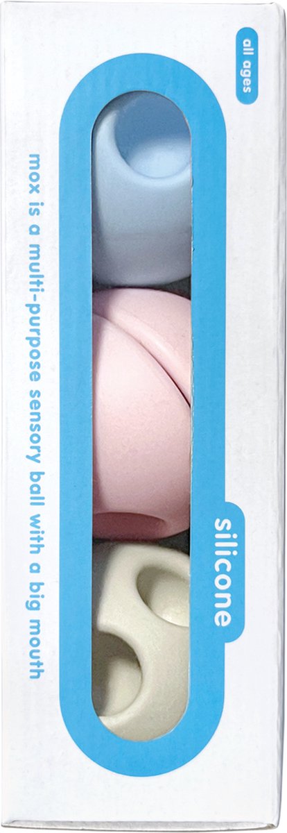 Moluk mox set colori pastello, set da 3 pezzi, in scatola 5,2x5,2x15,2cm, 0+