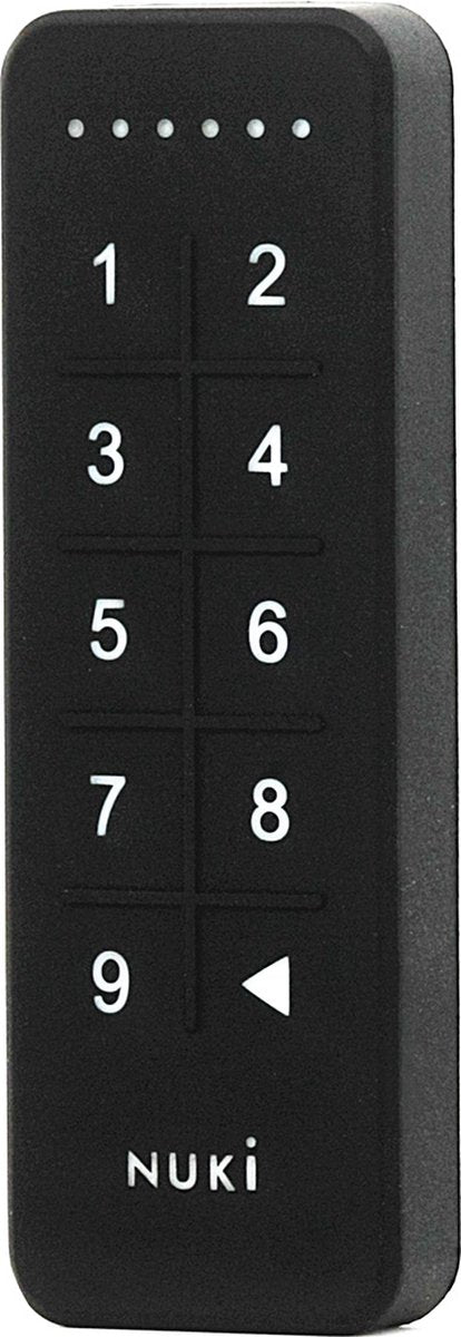 Tastiera Nuki – apriporta intelligente con codice di accesso – per serratura intelligente – nera