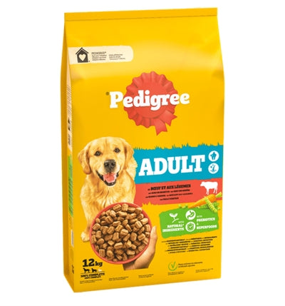 Pedigree adulto con carne de res y verduras