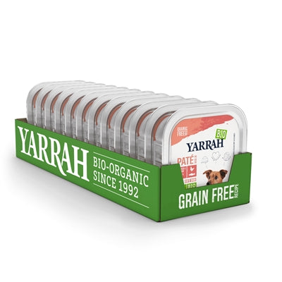 Yarrah Dog Alu Bio Pate Chicken Salmon con alghe