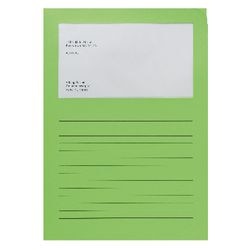 Carpeta clasificadora elco a4 verde 100 piezas