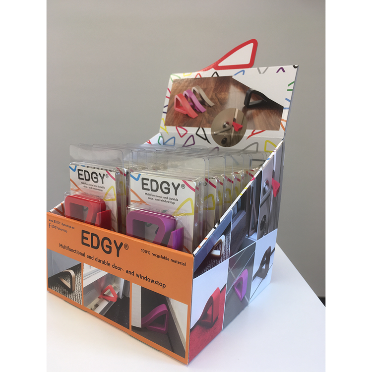 Edgy 1064041 - expositor de caja registradora - 20 paquetes dobles llenos | 1 pieza