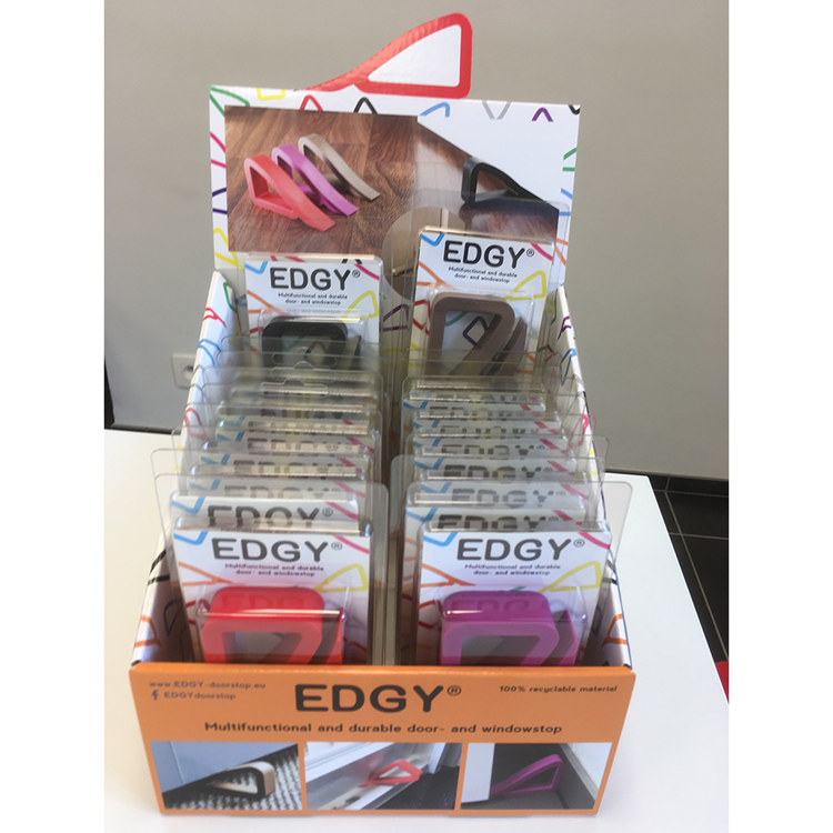 Edgy 1064041 - expositor de caja registradora - 20 paquetes dobles llenos | 1 pieza