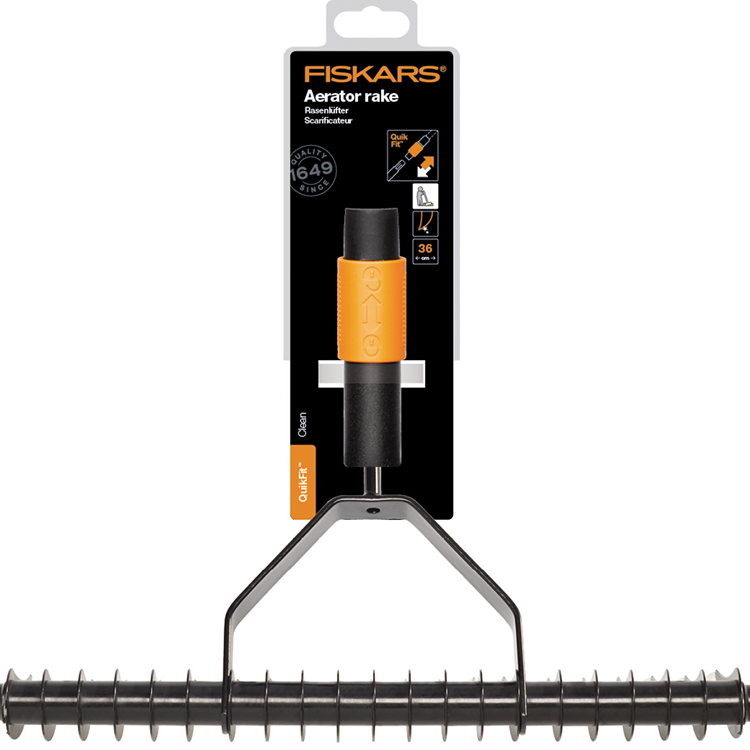 Fiskars 1063213 - rastrillo escarificador quikfit | 1 pieza