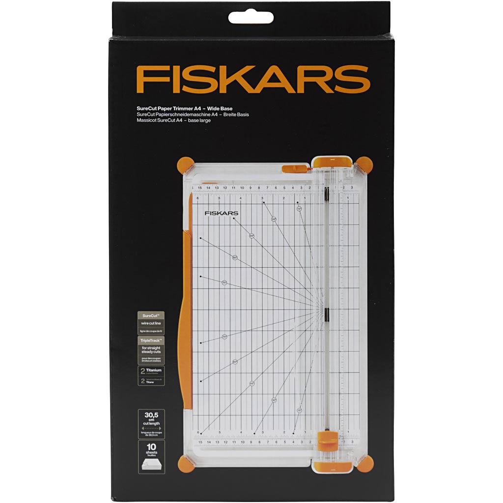 Fiskars paper cutter, size 30x37 cm, 1 piece
