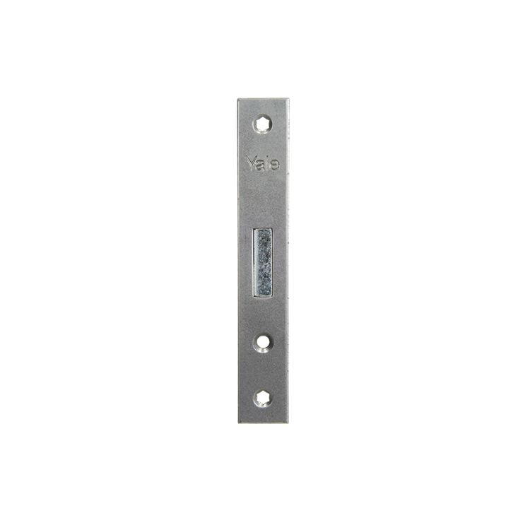 Yale 1061825 - cilindro de inserción cerradura nocturna 50mm placa frontal cuadrada lacada omkb | 1 pieza