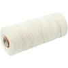 Creative Company Cotton Filo, L: 700 m, qualità extra sottile 12 6, ca. 1 mm, leggero naturale, 250 g 1 palla