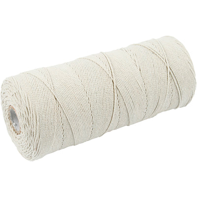 Cordone per macramè Creativ company, l: 315 m, spess. 1 mm, qualità sottile 12 12, naturale chiaro, 220 gr 1 gomitolo