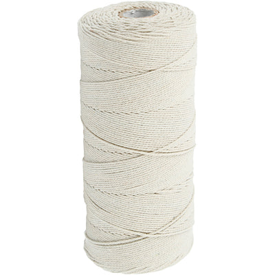 Cordone per macramè Creativ company, l: 315 m, spess. 1 mm, qualità sottile 12 12, naturale chiaro, 220 gr 1 gomitolo