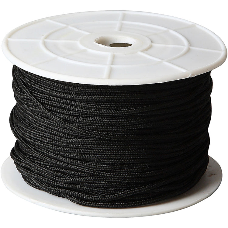Creativ Company Polyester Cord Black 2 mm, 50m