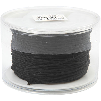 Creative Company Polyester Cord Black 2 mm, 50m