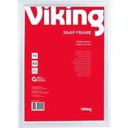 Cornice a scatto Viking argento non magnetico