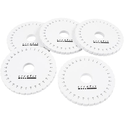 Disco per intrecciare Kumihimo della Creativ Company, d 12 cm, 5 pezzi 1 scatola