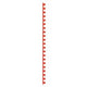 Binding spines gbc plastic a4 10mm red capacity 65 sheets