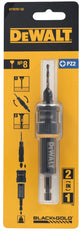 Dewalt dt70787 flip drive: preforo, svasatore n.8 + punta a vite pz2 + supporto