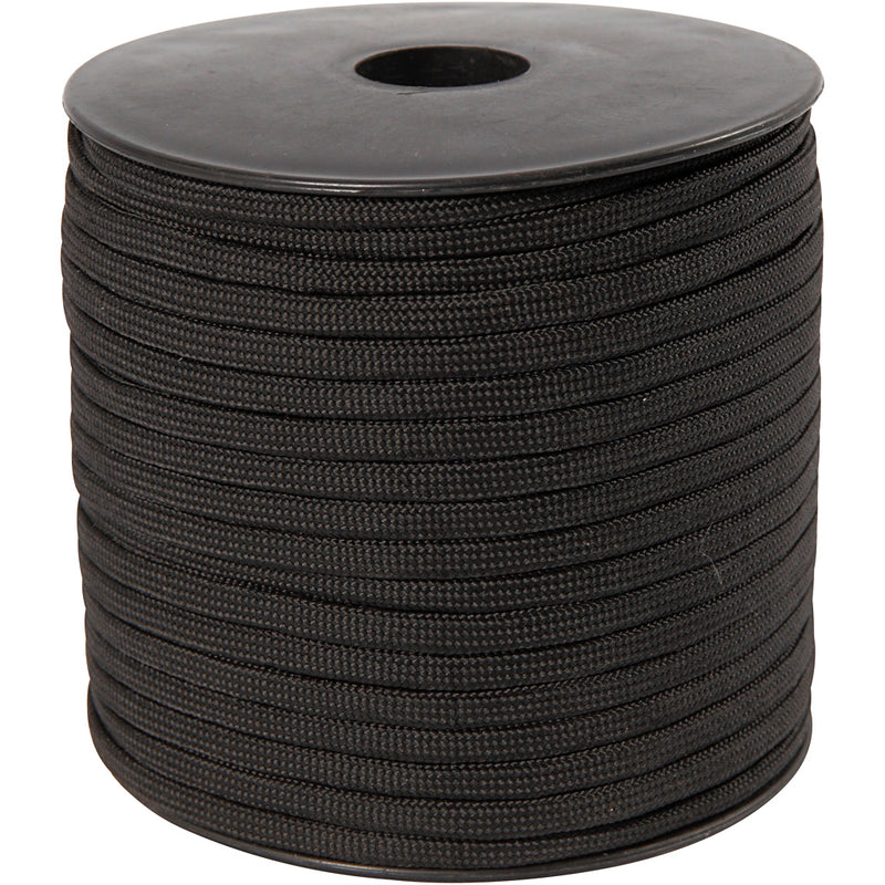 Creativ company cordón macramé, ancho: 5 mm, negro, 50 m 1 rollo