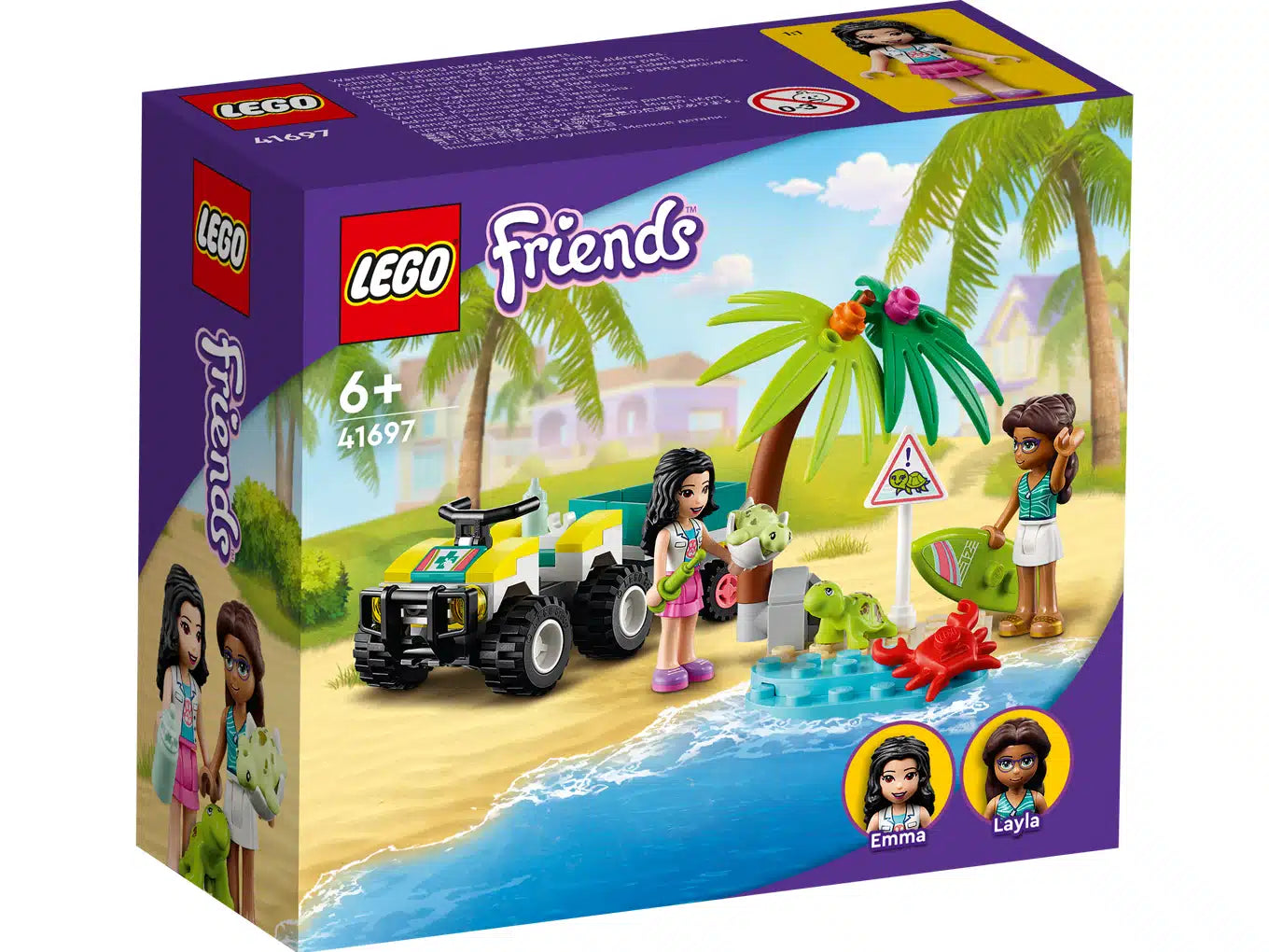 Amici LEGO 41697 Veicolo di salvataggio di tartaruga