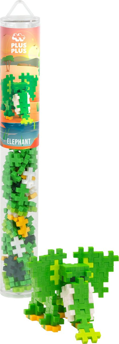 Plus plus plus-plus elefante: tubo de 100 piezas (4323)