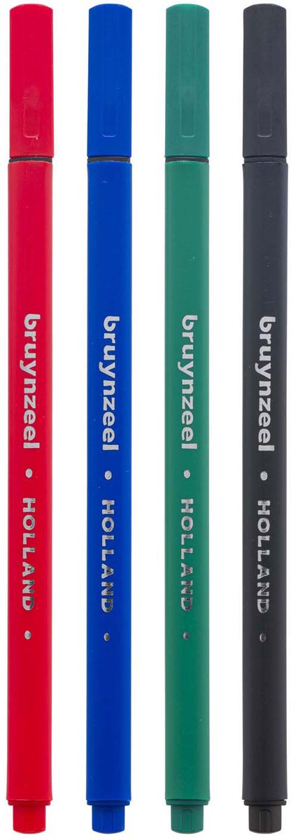 Bruynzeel Fineliner Set 4 colori