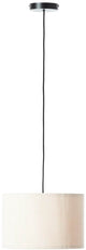 Brilliant tony - hanglamp - e27 max 1x25w - ribstof - beige
