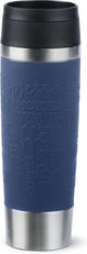 Tazza da viaggio Tefal - bottiglia thermos - 500 ml - acciaio inossidabile blu scuro - a tenuta stagna - adatta per bevande calde e fredde