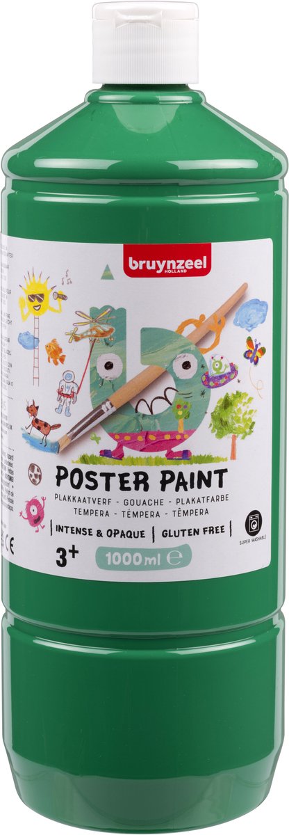 Vernice a guazzo Bruynzeel 1 litro verde