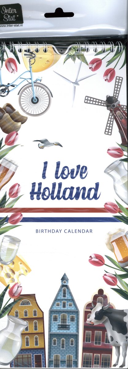 Interstat i love holland verjaardagskalender