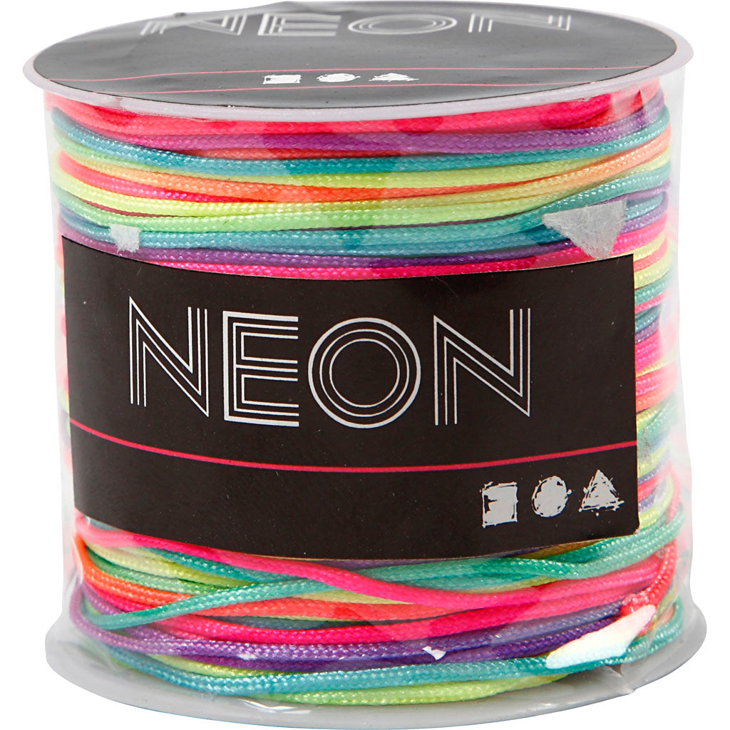 Http: www.cchobby.nl macrame-koord-dikte-1-mm-neon-kleuren-28-m-1-rol